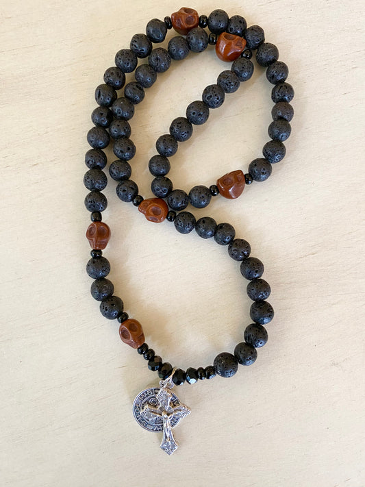 Rosary Wrap Bracelet - Memento Mori